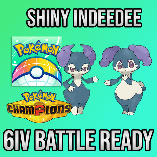 6iv shiny indeedee femmina - shiny,