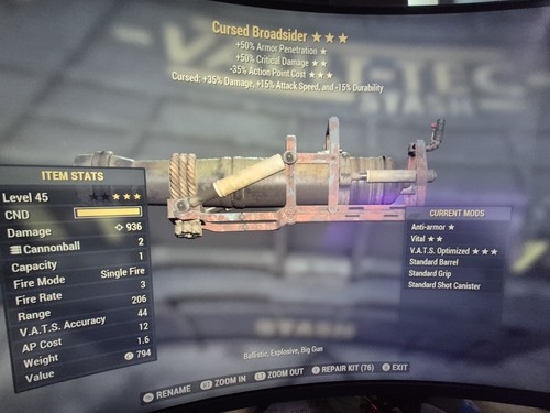 Cursed broadsider - broadsider, (xbox)