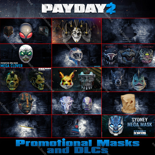 Payday maschere - payday, 2