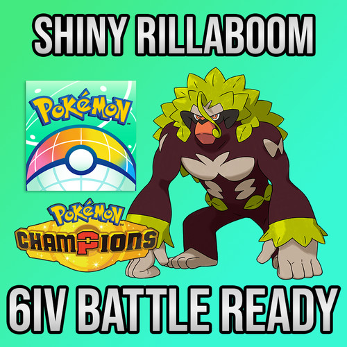 6iv shiny rillaboom - ✨6iv,