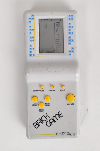 Retro videogame brick game - videogame,