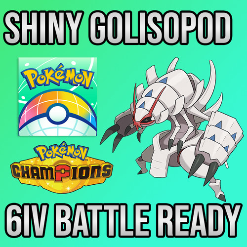6iv shiny golisopod - shiny, +