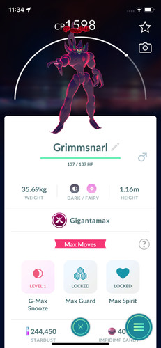 Grimmsnarl gigantamax - grimmsnarl,