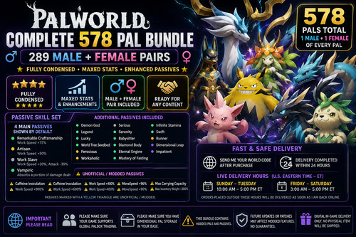 Pacchetto palworld all - palworld, 578