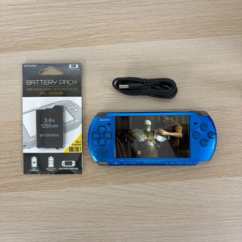 Sony psp 3000 vibrant - blue, s