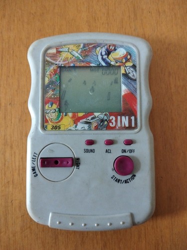 Lcd hand held game - hand, vintage