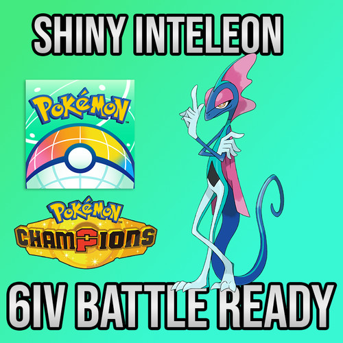 6iv shiny inteleon - shiny,