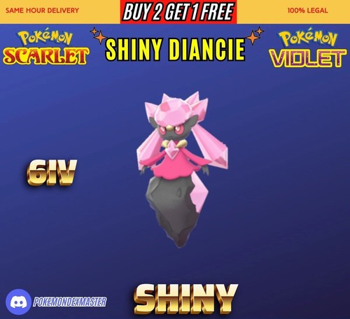 6iv shiny diancie - shiny, diancie✨pokemon