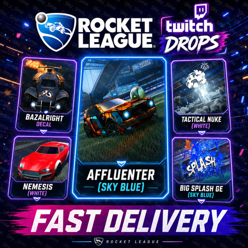 Rocket league twitch drops - league,